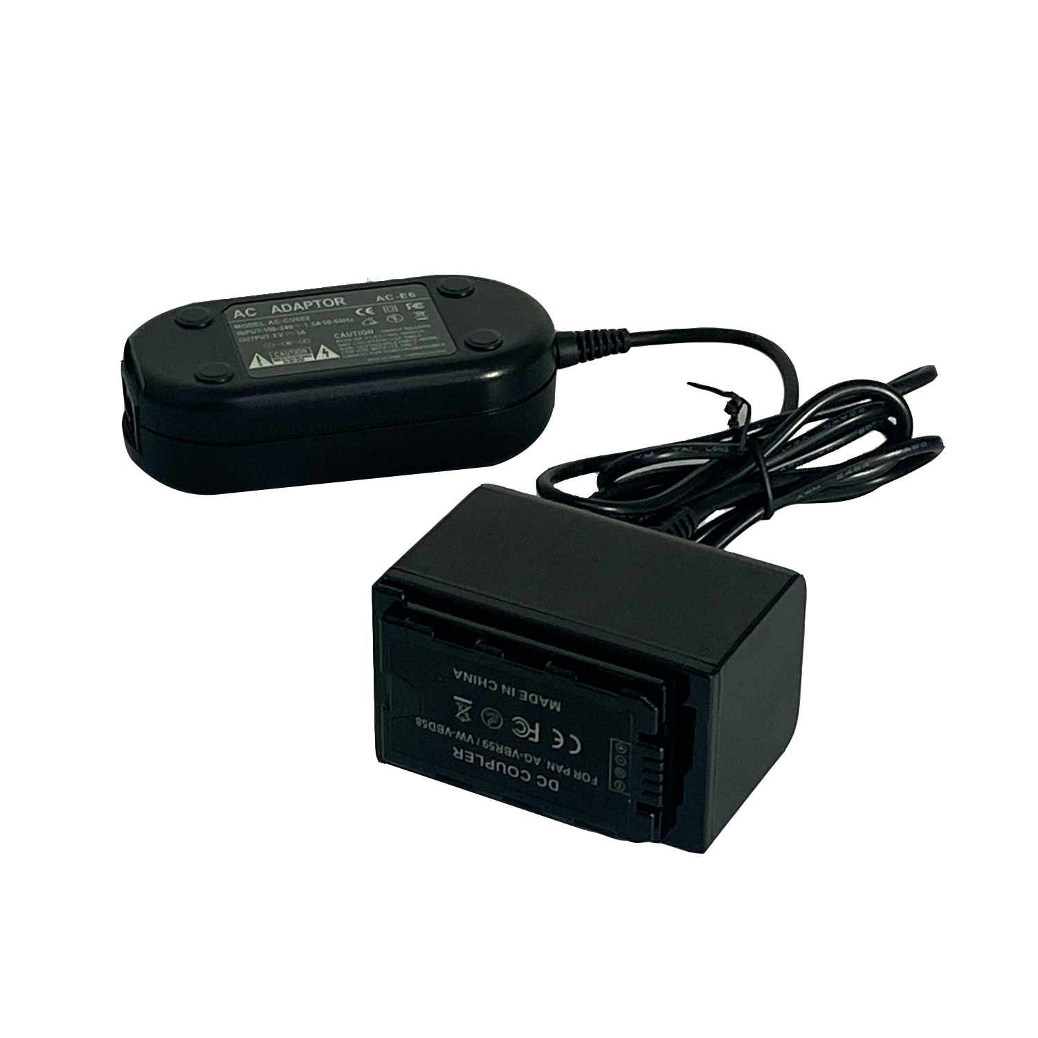 Panasonic AG-VBR59 Dummy Battery & AC-E6 Adapter Cable for VW