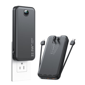 พาวเวอร์แบงค์ 12000mAh 22.5W ชาร์จเร็ว พร้อมปลั๊กและสาย AC สีม่วง - Product Image 5