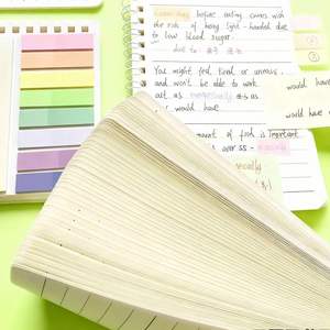 Bloc-notes autocollants multicolores de haute qualité, index multifonctionnels à feuilles mobiles pour l'étude et le bureau - Product Image 5