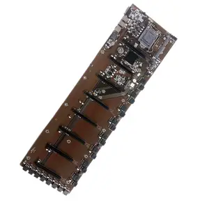 Aleo B85 PCB Board 8 Gpus Support Ddr3 Memory Motherboard 8 Pcie X16 X1 GPU Slots Lga 1150 Factory Mainboard