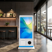 Système de point de vente en libre-service avec écran tactile capacitif de 15,6 pouces, Windows 7/10, pour centre commercial, restaurant, kiosque, imprimante, 5 ans