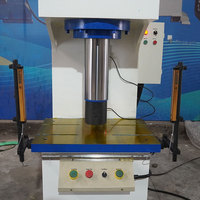 Presse hydraulique à cadre en C de 100 tonnes / Presse à bras unique pour le redressage d'arbres/profils et le sertissage de roulements/bagues