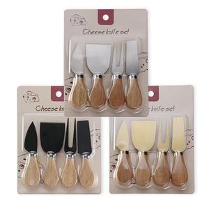 Juego de cuchillos para <span class=keywords><strong>queso</strong></span> de acero inoxidable de 4 piezas de fábrica para mantequilla, postre, mermelada, untar y crema, pan, dividir herramientas de cocina - Product Image 6
