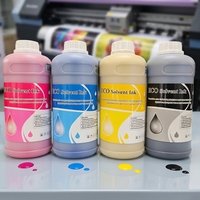 Tinta Eco Solvente DX5 para Cabezal de Impresión Micro Piezo Compatible con el Plotter Eco Solvente ZhongYe E2500s
