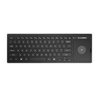 Keyboard Nirkabel 2.4G Baru dengan Touchpad Terintegrasi Desain Ergonomis Ultra Tipis Plug and Play untuk Penggunaan Desktop Laptop Tablet