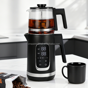 Electrodomésticos de cocina 1500W Power Tea Brewer Maker Machine Hervidor eléctrico de acero inoxidable y tetera Caldera de agua para mantener el té caliente - Product Image 1