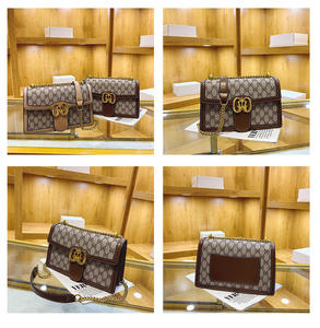 नई विंटेज फैशन लक्जरी डिजाइन वाटरप्रूफ चेन फ्लिप पु चमड़े की महिलाओं के दैनिक बहुमुखी कंधे/क्रॉसबॉडी बैग - Product Image 6