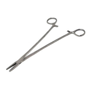 Porte-aiguille chirurgical vétérinaire avec mécanisme de verrouillage à cliquet pour interventions sur les animaux, instrument porte-aiguille pour la médecine vétérinaire - Product Image 6