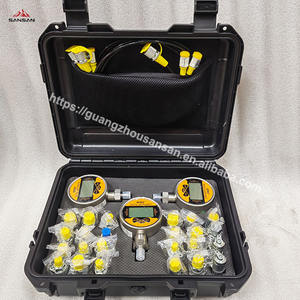 निर्माण मशीनरी भागों डिजिटल दबाव गेज हाइड्रोलिक दबाव टेस्ट किट दबाव गेज - Product Image 1