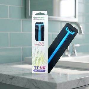 Herramienta de elevación y lateralización de lengua azul, ayuda oral motora con resorte para terapia del habla en el hogar, hospitales y clínicas. - Product Image 2