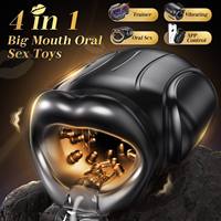 APP-gesteuerter Rosen-Sex-Stimulator, Zungen-Sexspielzeug, Vibrator, Großer Mund Elektrischer Masturbator, Sexspielzeug für Männer, Männlicher Penistrainer