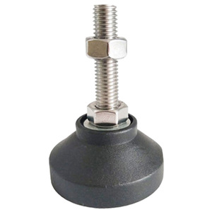 Pied de meuble réglable M12 en acier inoxydable rond, robuste, pour armoires - Product Image 1