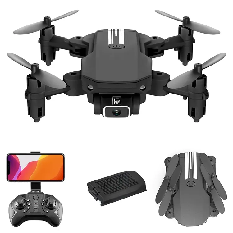 Cheap Toy LS-MIN 6-Axis Gyro WiFi FPV Drone HD 4K Camera Mini UAV Photography Drones Aircraft Quadcopter RC Dron for Kids