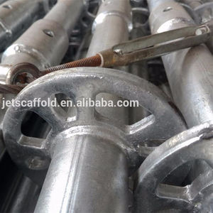Chinese Ringlock Scaffold System Steel Q235 Hot <b>Dip</b> Galvanized High Strength Scaffolding for Building Construction & Hotel Use - Product Image 2