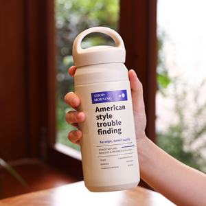 Termo portátil de acero inoxidable 304, taza de café americana, cubierta de mango aislada, botella de vacío, bebida de agua - Product Image 3