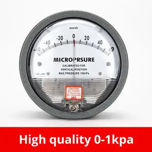 YEYIデジタルステンレス鋼マイクロ圧力差計ゲージ負圧繁殖空気測定換気0-500pa - Product Image 6