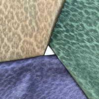 Tissu textile de matériau brut en cuir artificiel bio-sourcé à motif léopard, pour créateur, Noël, sirène