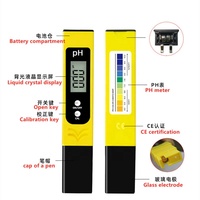 PH Meter Baru, Presisi Tinggi 0.01 Pena Uji LCD, Nilai PH Detektor Kualitas Air Akuarium Penguji PH Meter