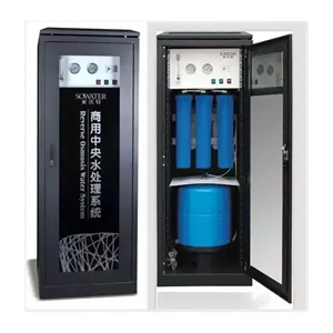 Acqua potabile pura domestica che fa il depuratore di acqua commerciale della macchina dell'impianto di purificazione del filtro del sistema del RO di trattamento industriale