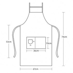 Customizable Restaurant Cotton Beauty Salon Custom Bbq Funny <b>Waterproof</b> <b>Apron</b> for Women - Product Image 2