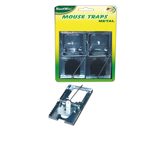 Piège à rats en métal réutilisable, piège à souris robuste à déclenchement rapide, contrôleur de parasites efficace pour la maison et le garage - Product Image 5