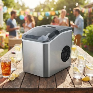 Máquina <span class=keywords><strong>de</strong></span> <span class=keywords><strong>Hielo</strong></span> Portátil XL16M para el Hogar, Produce 9 Cubos <span class=keywords><strong>de</strong></span> <span class=keywords><strong>Hielo</strong></span> <span class=keywords><strong>en</strong></span> <span class=keywords><strong>8</strong></span> <span class=keywords><strong>Minutos</strong></span> - Product Image 1