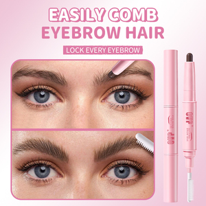 Crayon à sourcils double embout, waterproof, longue tenue, anti-bavures, formule hautement pigmentée et estompable, vente en gros - Product Image 3