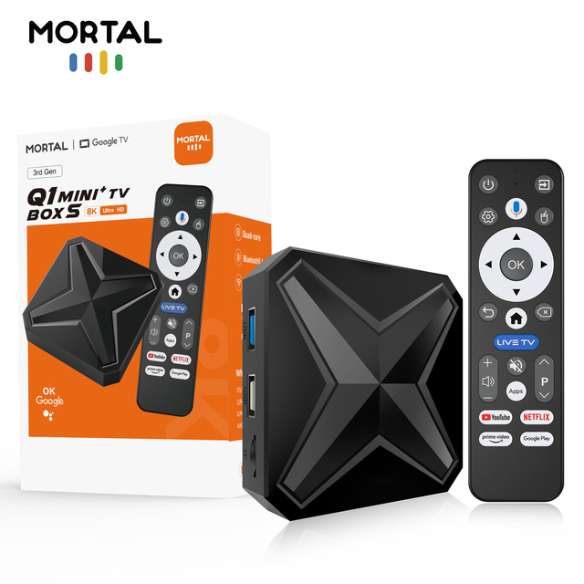 Mortal Q1MINI Factory Original Design RK3518 2GB 16GB Android TV BOX ATV 4k Mini Smart Tv Usb Tv Box Set Top Box Dual Core OEM