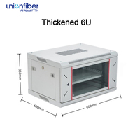 Armoire réseau standard 19 pouces, 2U 4U 6U 9U 12U, IP30, en acier amovible, pour centre de données télécoms intérieur, vente directe usine