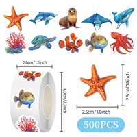 Autocollants en vinyle 3D en relief pour enfants, motif feuille, imprimés UV, auto-adhésifs, de haute qualité, amovibles, vernis UV, personnalisés