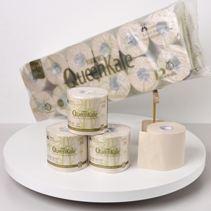 Papier toilette en bambou doux de haute qualité en gros - Dégradable et absorbant / Échantillon gratuit / Marque privée personnalisée - Product Image 4