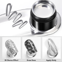 Doublure en métal doré argenté miroir de haute qualité Collection de vernis à ongles en gel métallique Marque unique OEM/ODM personnalisée privée gratuite