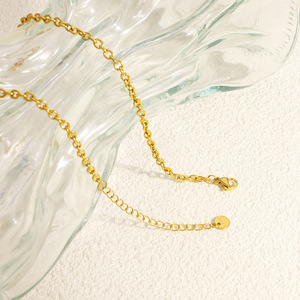 สร้อยคอสแตนเลส จี้รูปหัวใจ ชุบทอง 18k ประดับมุก สไตล์วินเทจ ของขวัญเครื่องประดับ - Product Image 4