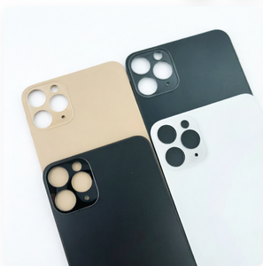 แผ่นปิดด้านหลังป้องกันรอยนิ้วมือสำหรับ iPhone 11 Pro Max ฝาครอบแบตเตอรี่พร้อมกระจก หลายสี ขายส่งจำนวนมาก - Product Image 2