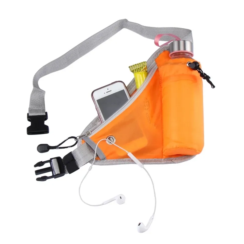 Adjustable Triangle Running Water Bag Sport Outdoor Waist Packs Hiking Cycling Running Belt Water Bottle Waist Bag