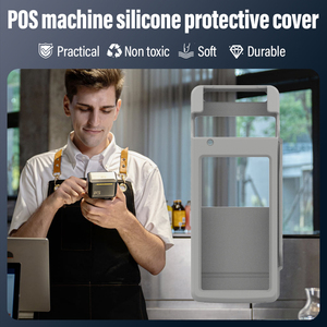 Housse de protection en silicone Castle S1F3 pour terminal de point de vente-Échantillon de conception sans couleur personnalisé certifié FCC - Product Image 5