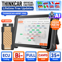 THINKCAR THINKSCAN 689BT PRO Herramienta de Diagnóstico con Mapa de Topología y Codificación de ECU Multicanal para Mecánicos Profesionales, Actualización Gratuita