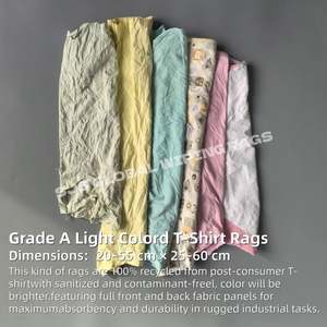 Chiffons en coton clair stériles, absorbants eau et huile, pour nettoyage industriel - Product Image 2