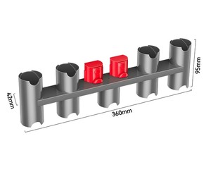 Station de base de brosse d'aspirateur Support de buse de brosse Support de rangement Compatible <span class=keywords><strong>pour</strong></span> Dysons V7/V8/V10/V11 - Product Image 3