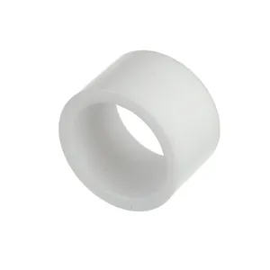 Boccola in delrin POM tornitura cnc personalizzata boccola in nylon di plastica piccola boccole in poliuretano bianco nero