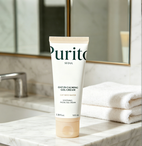 PURITO Crema en Gel Calmante de Avena 100ml Para Todo Tipo de Piel, Hidratante Vegano, Solución Antiedad y Calmante, Ligera y No Comedogénica - Product Image 1