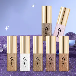 O'CHEAL Multifunctional Highlighter 7 Color Glitter Makeup Eyeshadow Waterproof Long-lasting Liquid Eyeshadow