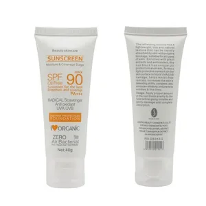 SPF 90 crème solaire corporelle blanchissante Anti UVA UVB crème solaire de Protection de la peau sans huile crème solaire hydratante