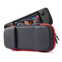 Étui de transport portable EVA pour jeux vidéo, compatible avec Steam Deck, pour console Steam Deck, étui de transport organisateur