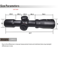 Vente en gros d'usine, lunette de visée optique HD 1,5-5X32 pour arbalètes, alliage d'aluminium, étanche, multi-réticules, verre gravé