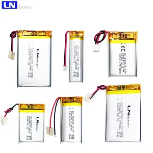 KC UL1642 IEC62133 UN38.3 OEM ODM Lithium Polymer LN602030 300mAh 3.7v lithium battery factory