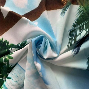 Bán Buôn 100D 130gsm Không Thấm Nước Dệt Đồng Bằng <span class=keywords><strong>Polyester</strong></span> <span class=keywords><strong>Spandex</strong></span> Phi In 4 Way Stretch Vải Cho Bãi Biển Quần Short - Product Image 6