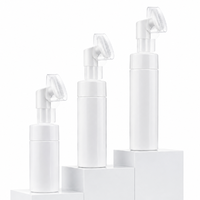 Flacon pompe rond pour mousse nettoyante visage 100ml 120ml 150ml 180ml 200ml avec tête de mousse en silicone