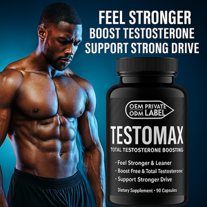 แคปซูลเสริมอาหารสำหรับผู้ชาย OEM Man Plus ผสมตองกัตอาลี มาคา โยฮิมเบ และไตรบูลัส - Product Image 3