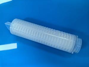 Kimyasal veya su arıtma için 10/20 inç hidrofiliklik/hidrofobisite PES PTFE PP membran kıvrımlı filtre kartuşu - Product Image 2